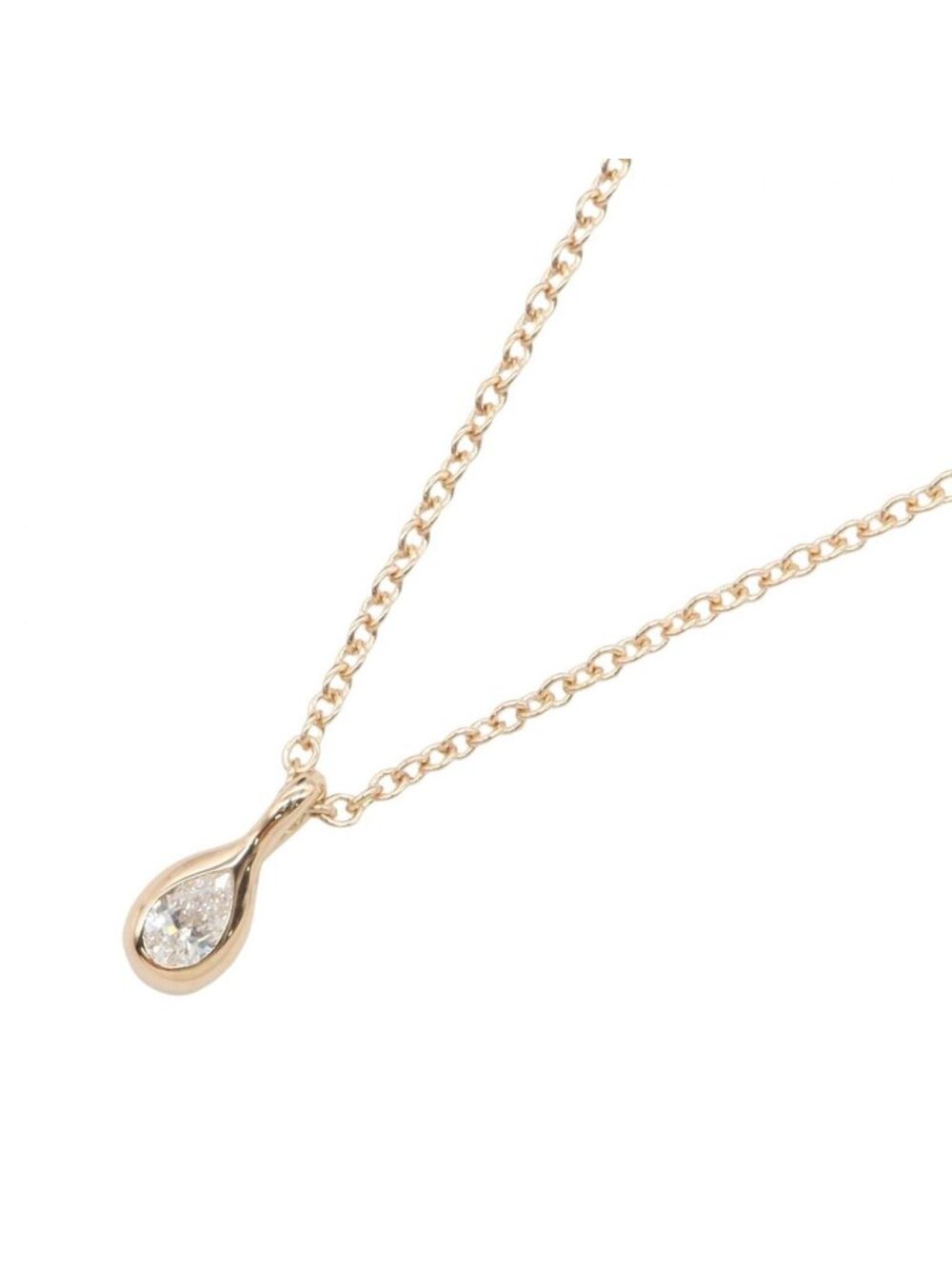 Tiffany & Co Necklace Diamond 18k Pink Gold